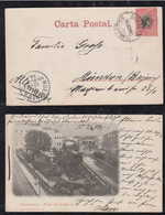 Brazil Brasil 1898 Picture Postcard RECIFE PERNAMBUCO Praza De Conde D Eu To MUNICH Germany - Brieven En Documenten