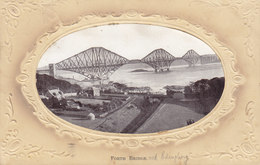 United Kingdom PPC Scotland (Embossed Geprägt) Forth Bridge Art Publ. Co., Glasgow LEITH 1910 FISKEBÆK Falster Denmark - Fife