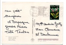 ANDORRE N°286 SUR CARTE POUR LA FRANCE 1980 - Cartas & Documentos