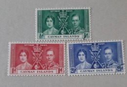 N° 101 à 103       Couronnement De George VI  En 1937  -  Oblitérés - Cayman Islands