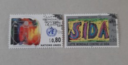 N° 188 Et 189       Lutte Mondiale Contre Le SIDA - Used Stamps