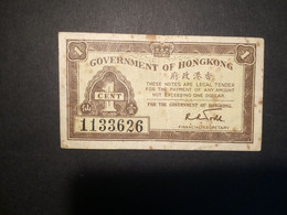 Hong Kong 1941: 1 Cent - Hongkong