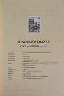Schwarzdruck Auf Schwarzdruckblatt Österreich 1987 Zur Ausgabe: CEPT - EUROPALIA 1987 - Andere