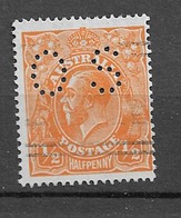 1915 USED Australia Wmk "single Crown" Michel 23 - Oficiales