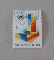 N° 224       Siège De L' ONU  -  3 FS - Used Stamps