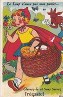 ¤¤   -  TREGASTEL   -  Carte à Système  -  Le Petit Chaperon Rouge   -  Loup   -  ¤¤ - Trégastel