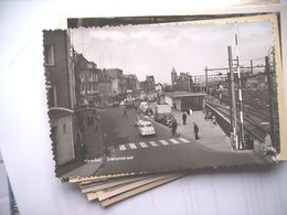 Nederland Holland Pays Bas Heerlen Panorama Stationsstraat En Drukte - Heerlen