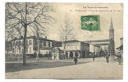 GRISOLLES - Place Et Carrefour De L'Eglise - Grisolles