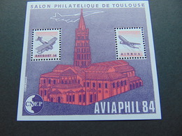 Très Beau Bloc Aviaphil De Toulouse 1984 N°. 5 - CNEP