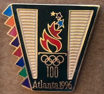 JEUX OLYMPIQUES - OLYMPIC GAME - ATLANTA 1996 - FLAMME - 100th - 100ème - EGF   -          (24) - Olympische Spiele