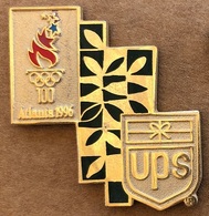 JEUX OLYMPIQUES - OLYMPIC GAME - ATLANTA 1996 - FLAMME - 100th - 100ème - SPONSOR UPS - EGF   -          (24) - Jeux Olympiques