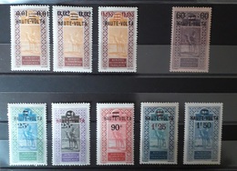 Lot Haute-Volta Surchargés N°18 à 20, 21, 33 à 37 * - Unused Stamps