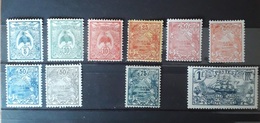 Série Nouvelle-Calédonie N° 114 à 125 * - Unused Stamps