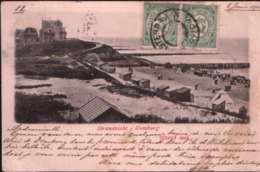 Cpa Briefkaart 1901 DOMBURG - Strandzicht - Groet Uit - Domburg