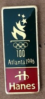 JEUX OLYMPIQUES - OLYMPIC GAMES ATLANTA 1996 - 100th - 100ème -  FLAMME - HANES - OFFICIAL SPONSOR - EGF-  (24) - Jeux Olympiques