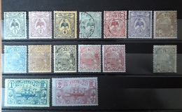 Série Nouvelle-Calédonie N° 88 à 103 * - Unused Stamps