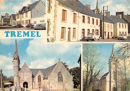 ¤¤  -  TREMEL   -  La Rue Principale , L'Eglise Et La Chapelle Saint-Nicolas   -  Multivues    -  ¤¤ - Otros & Sin Clasificación