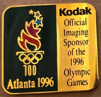 JEUX OLYMPIQUES - OLYMPIC GAMES ATLANTA 1996 - 100th - 100ème - KODAK OFFICIAL IMAGING SPONSOR OF THE -   (24) - Olympic Games