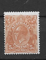 1926 MNH Australia  WMK Multiple Crown Michel 78C Perf 13 1/2 : 12 12/2 Postfris** - Ongebruikt