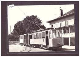 FORMAT 10x15cm - GLAND-BEGNINS - ( GB ) - CARTE BVA REPRO ANNEES 70 - TRAMWAY - TRAIN - BAHN - TB - Gland