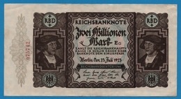 DEUTSCHES REICH 2 Millionen Mark	23.07.1923	# 075742 P# 89 - 2 Miljoen Mark