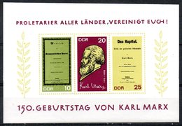 RDA. BF 22 De 1968. Karl Marx. - Karl Marx