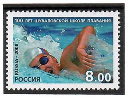 Russia 2008 . Swimming School. 1v: 8.00 . Michel # 1516 - Nuevos