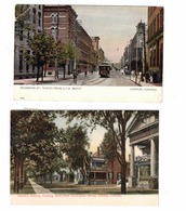 4 Different LONDON, Ontario, Canada, Richmond St, Queen's Ave, Hickory Dickory Dock, Cenotaph, Old Postcards 1906-67. - London
