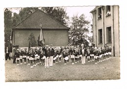 Brioux La Fanfare  Les Enfants De La Boutonne CPA Dos Divisé Ecrite 1918 ? - Brioux Sur Boutonne