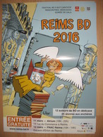 Affiche DOMON Jack Festival BD Reims 2016 (Vie De Merde Tintin) - Affiches & Posters