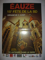 Affiche ERNST Serge Festival BD Eauze 2006 (Les Zappeurs, Boule à Zéro - Affiches & Posters