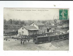 23 Camp De La Courtine Arrivée Des Troupes Gare Train Ed Jullian  écrite - La Courtine