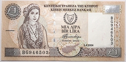 Chypre - 1 Pound - 2004 - PICK 60d - SPL - Cyprus