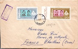 1965 - YT 1348 ET 1349 - COTE DES TIMBRES 2.50 € - - Lettres & Documents