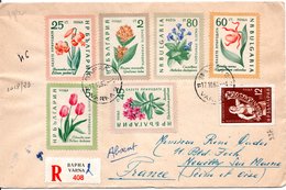 1960 - YT 1018 à 1023 - COTE DES TIMBRES 2.00 € - - Covers & Documents