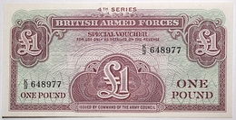 Grande-Bretagne - 1 Pound - 1962 - PICK M36a - NEUF - Fuerzas Armadas Británicas & Recibos Especiales