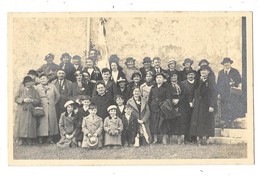 UTELLE (06) Carte Photo Groupe Des Cheminots Catholiques De Nice à Notre Dame D'Utelle 1935 - Autres & Non Classés