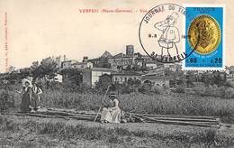 Verfeil      31         Vue Générale . Cachet Journée Du Timbre  En 1975 Sur Une Carte De 1913    (Voir Scan) - Verfeil