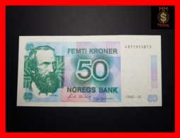 NORWAY 50 Kroner 1990  P. 42 E   XF \ AU - Norwegen