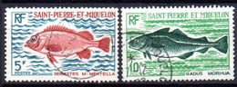 Saint Pierre Et Miquelon: Yvert N° 423/424° - Usados