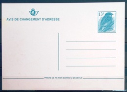 BELGIQUE                       AVIS CHANGEMENT D'ADRESSE                    NEUVE - Avis Changement Adresse