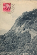 1910 ,BRASIL , T.P. CIRCULADA ,PARANAGUA - PARIS , LLEG. , VIADUCTO DE CARVALHO , ESTRADA DE FERRO PARANAGUA - CURYTIBA - Covers & Documents