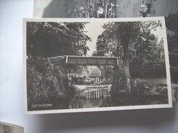 Nederland Holland Pays Bas Giethoorn Met Brug En Woning - Giethoorn