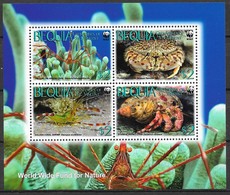 St. Vincent Grenadines Bequia 2010 MiNr. 647 - 650  Marine Life WWF Crustaceans S\sh MNH**  -,- € - Crustaceans