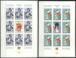 Bosnia Serbia Yugoslavia Serbische Republik Winter Olympic Games Salt Lake IMPERFORATED Ungezähnt Ski Jump, Bobsleigh - Inverno2002: Salt Lake City