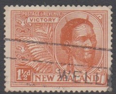 New Zealand SG 455 1920 Victory, One And Half Penny,used - Usati