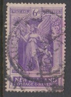 New Zealand SG 457 1920 Victory, Six  Pence Violet,used - Oblitérés