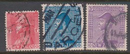 New Zealand SG 468-70 1926 Admirals,used - Gebraucht