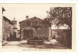 Carte Postale Ancienne Nans Les Pins - Quartier De Perron - Nans-les-Pins