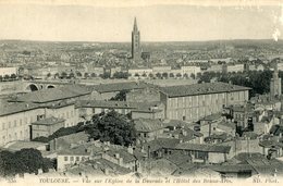 TOULOUSE VUE SUR L'EGLISE DE LA DAURADE ET L'HOTEL DES BEAUX ARTS - Toulouse